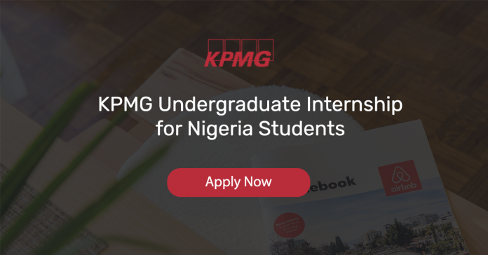 KPMG 2023 Undergraduate Internship Programme for young Nigerians