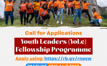 Call for Applications: Youth Leaders (YoLe) Fellowship Program |Cohort 5