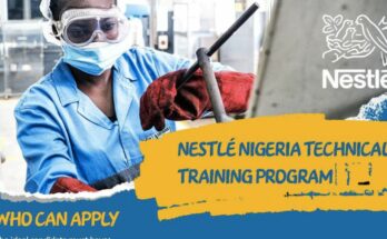 Call for Applications: Nestle Nigeria Technical Training Programme 2023 for young Nigerians