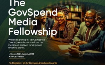 Apply Now: BudgIT GovSpend Media Fellowship Program 2023 |N200,000 monthly stipend