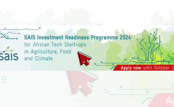 Apply Now: SAIS Investment Readiness Programme 2024