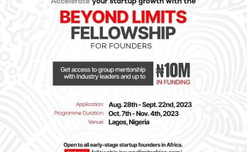 Beyond Limits Fellowship 2023 for Founders |N10,000,000 grant