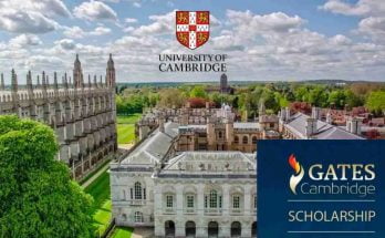 The Gates Cambridge Scholarship to study at the University of Cambridge in the UK