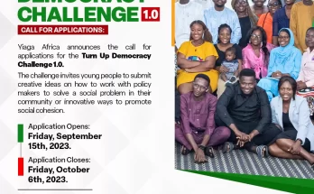 Call for Applications: Turn Up Democracy Challenge 1.0